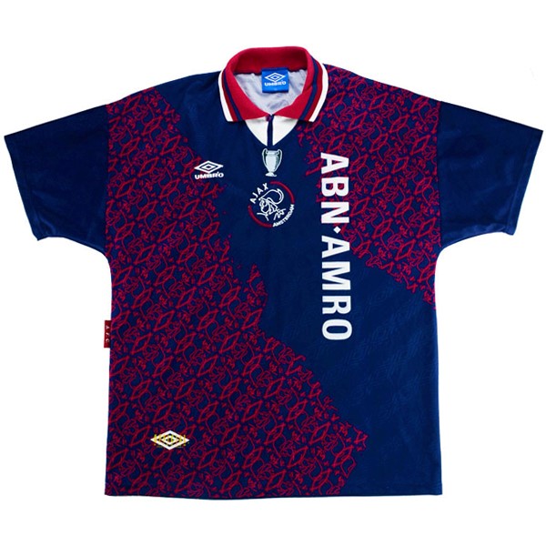 Camiseta Ajax Segunda equipo Retro 1994 1995 Azul